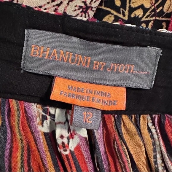 EUC SZ12 Bhanuni By Jyoti anthropologie skirt - Picture 3 of 12
